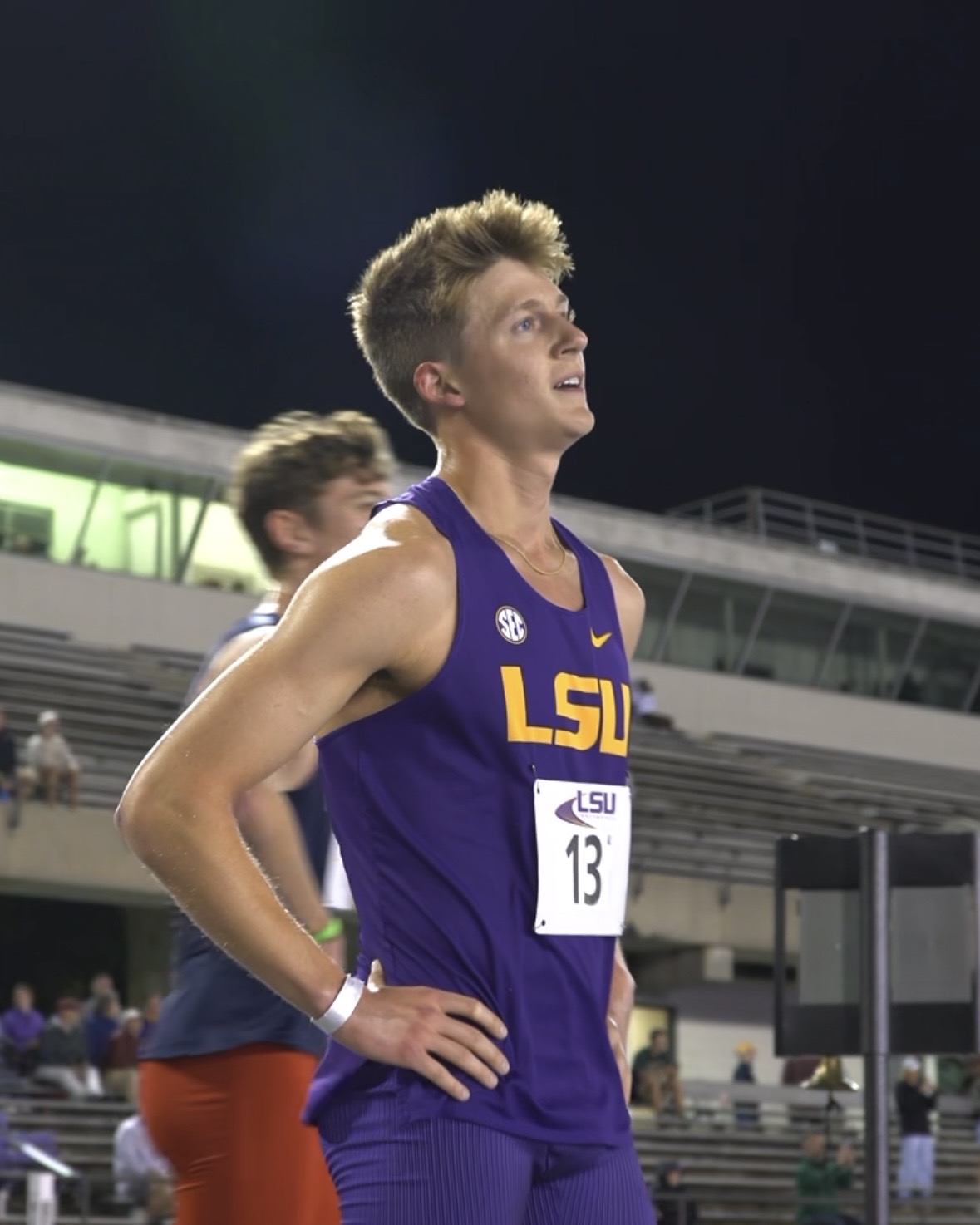 Trenton Sandler with fans